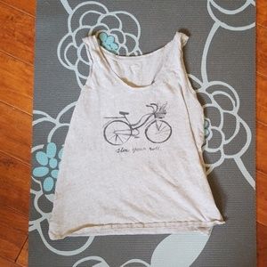 Slow your roll graphic tank